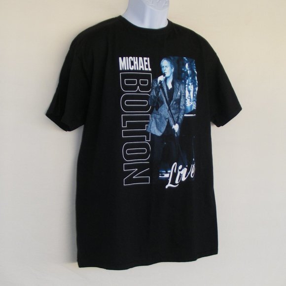 MICHAEL BOLTON Live Concert Tshirt,  L, Singer EUC - Picture 3 of 9
